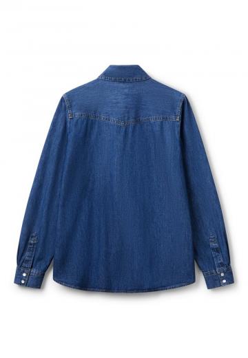 Джинсовая блузка