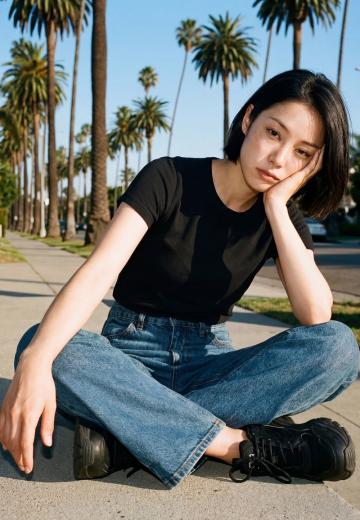 Прямые джинсы