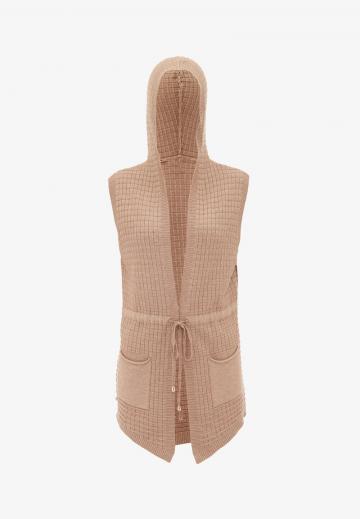 Длинный жилет