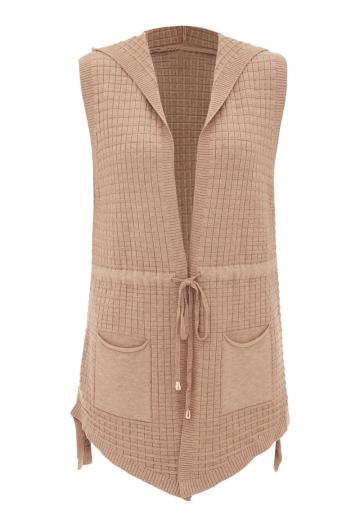 Длинный жилет