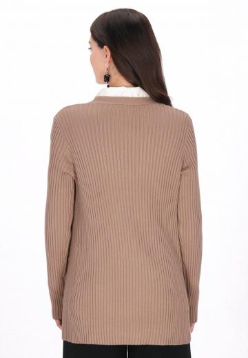 Длинный жилет