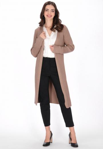 Длинный жилет