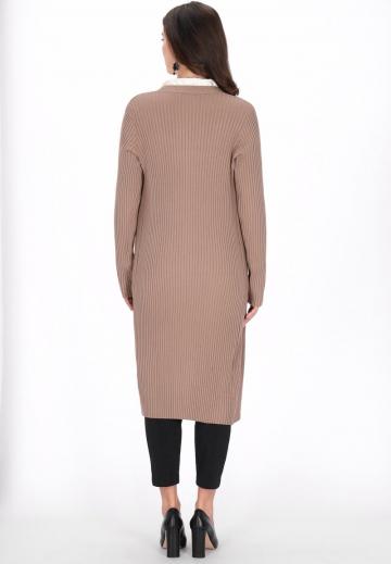 Длинный жилет