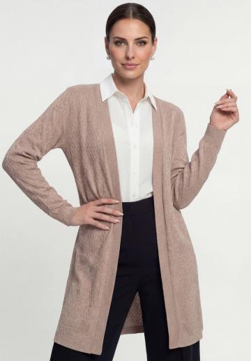 Длинный жилет