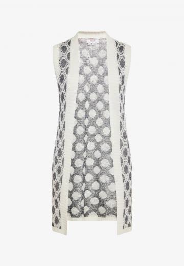 Длинный жилет