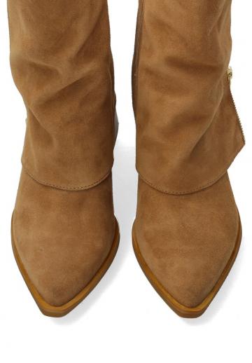 Полусапожки на высоком каблуке