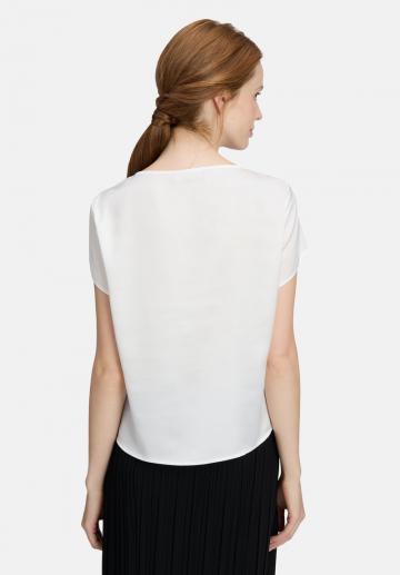 Атласная блузка
