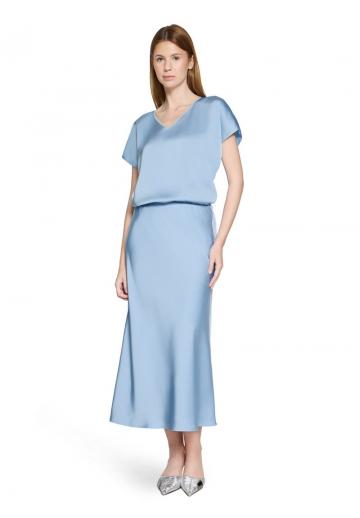 Атласная блузка