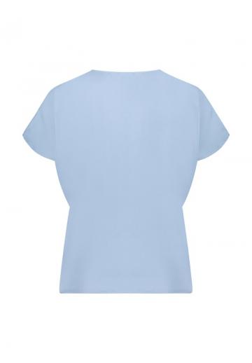 Атласная блузка