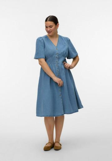 Джинсовое платье