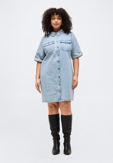 Джинсовое платье