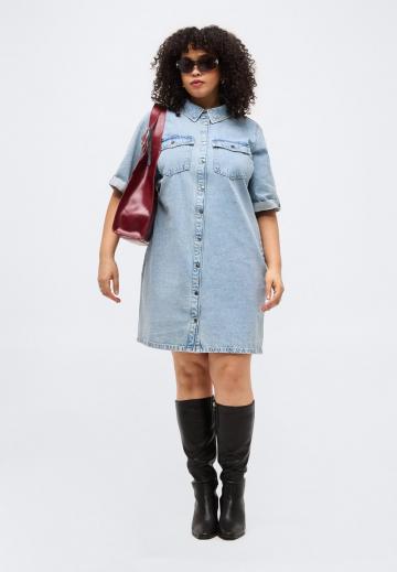 Джинсовое платье