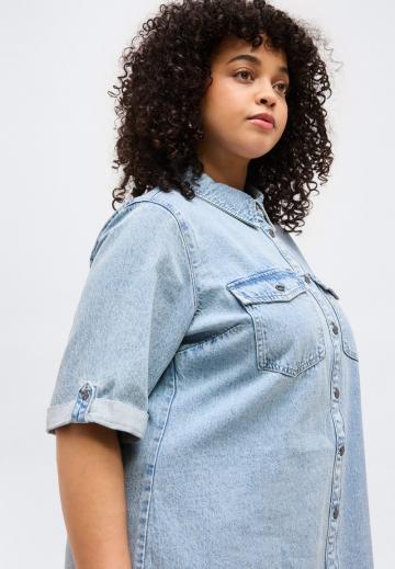 Джинсовое платье