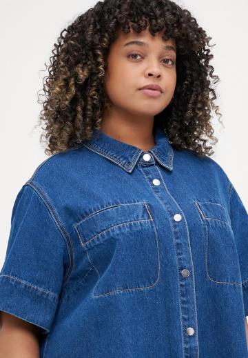 Джинсовое платье