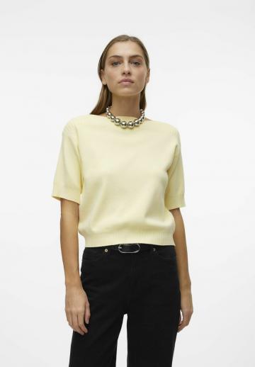 Пуловер с коротким рукавом