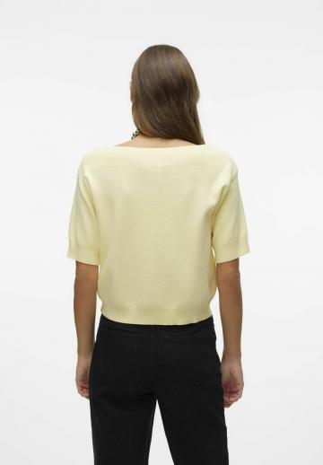 Пуловер с коротким рукавом