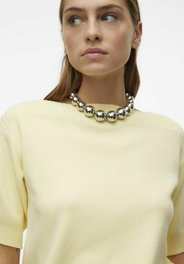 Пуловер с коротким рукавом