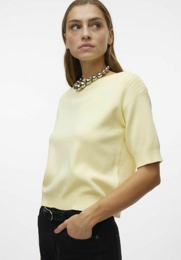 Пуловер с коротким рукавом