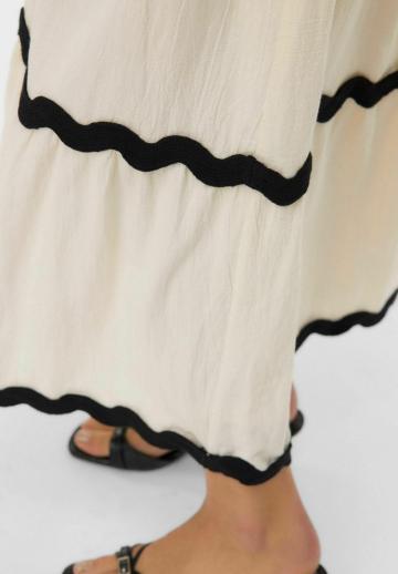 Юбка с воланами