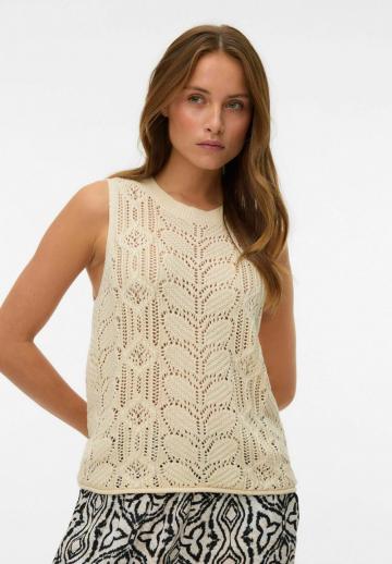 Пуловер без рукавов