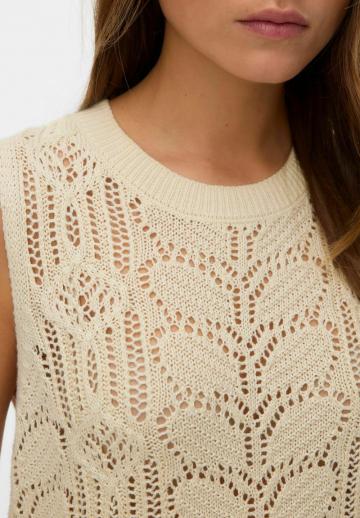 Пуловер без рукавов