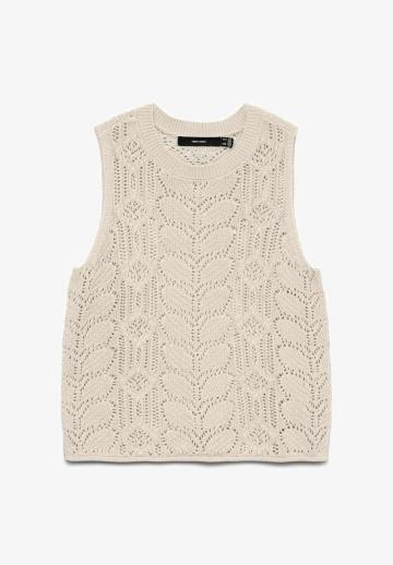 Пуловер без рукавов