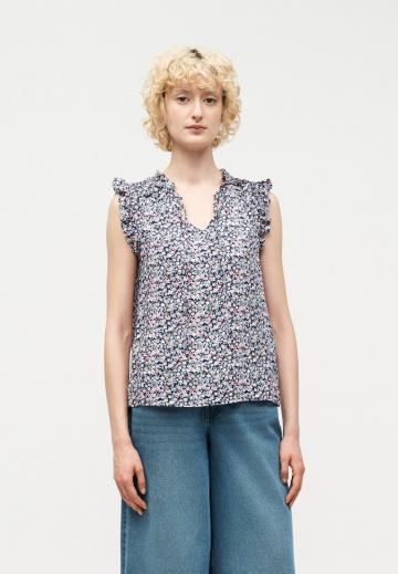 Блузка без рукавов