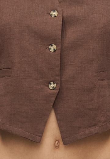 Джинсовая жилетка