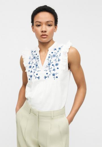 Блузка без рукавов