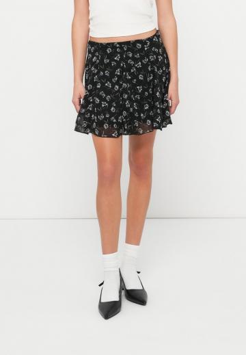 Юбка с воланами