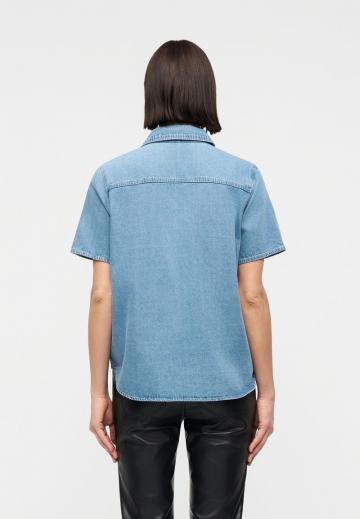 Джинсовая блузка