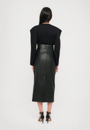 Кожаная юбка