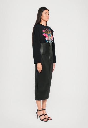 Кожаная юбка