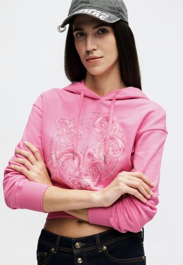 Пуловер с капюшоном