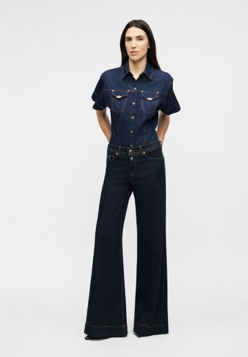 Джинсовая блузка