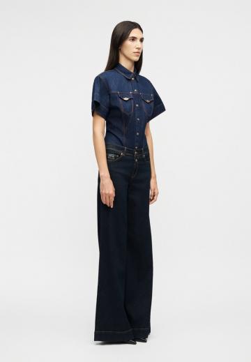 Джинсовая блузка