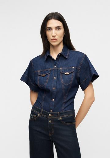 Джинсовая блузка