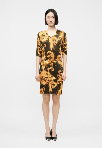 Вязаное платье