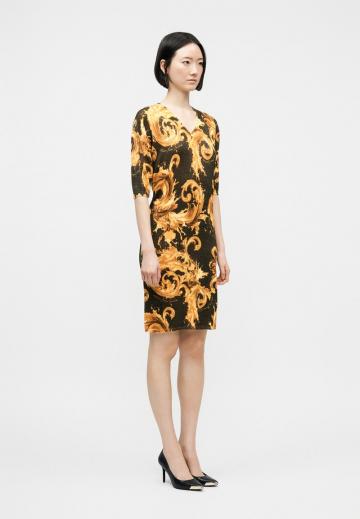 Вязаное платье