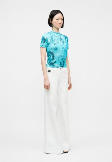 Пуловер с коротким рукавом