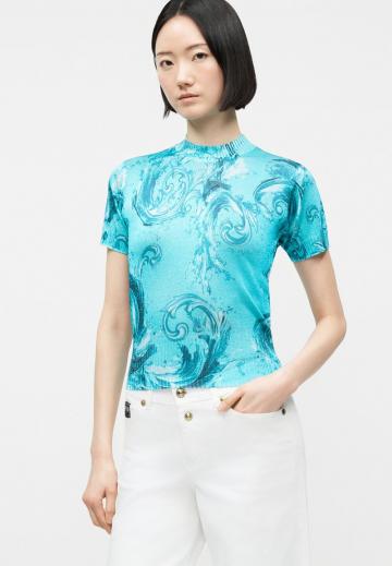 Пуловер с коротким рукавом