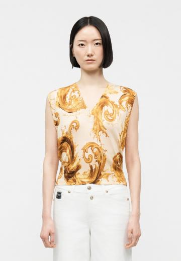 Пуловер с коротким рукавом