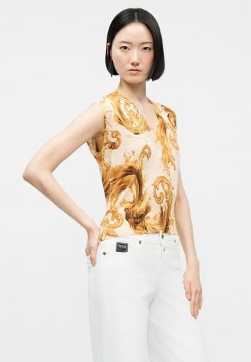 Пуловер с коротким рукавом