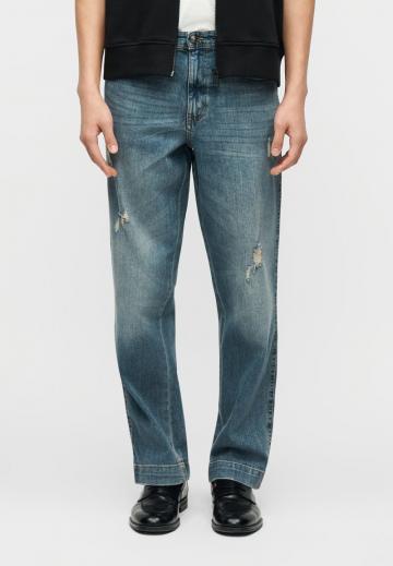 Прямые джинсы