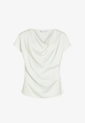 Атласная блузка