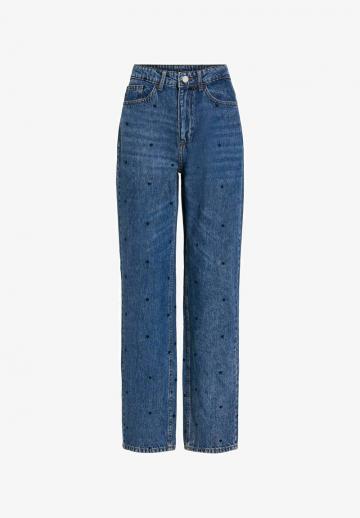 Прямые джинсы