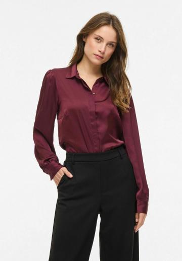 Атласная блузка
