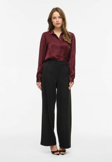 Атласная блузка