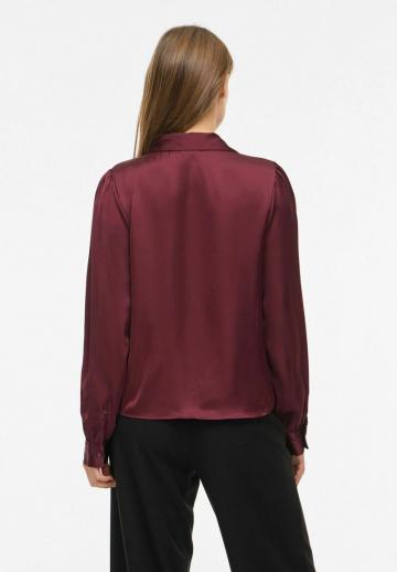 Атласная блузка