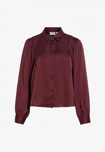 Атласная блузка